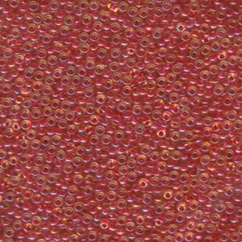 Miyuki 11/0 Rocaille Bead - 11-9363 - Dark Pink Lined Amber Luster