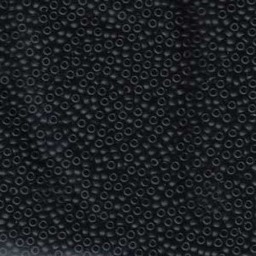 Miyuki 11/0 Rocaille Bead - 11-9401F - Matte Opaque Black