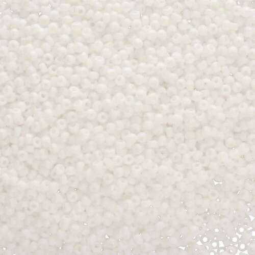 Miyuki 11/0 Rocaille Bead - 11-9402FR - Matte Opaque White AB