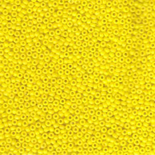 Miyuki 11/0 Rocaille Bead - 11-9404 - Opaque Yellow