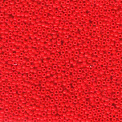 Miyuki 11/0 Rocaille Bead - 11-9407 - Opaque Vermillion Red