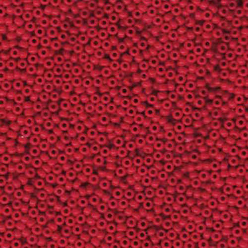 Miyuki 11/0 Rocaille Bead - 11-9408 - Opaque Maroon Red