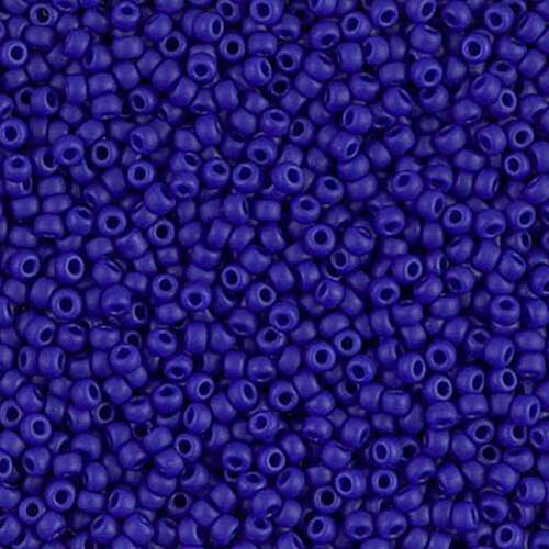 Miyuki 11/0 Rocaille Bead - 11-9414F - Matte Opaque Cobalt