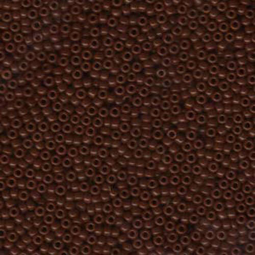 Miyuki 11/0 Rocaille Bead - 11-9419 - Opaque Chocolate Brown
