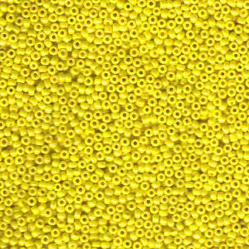 Miyuki 11/0 Rocaille Bead - 11-9422 - Opaque Yellow Luster