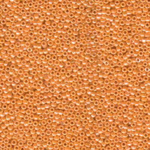 Miyuki 11/0 Rocaille Bead - 11-9423 - Opaque Light Orange Luster