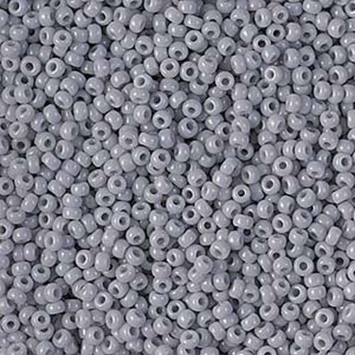 Miyuki 11/0 Rocaille Bead - 11-9498 - Opaque Cement Grey