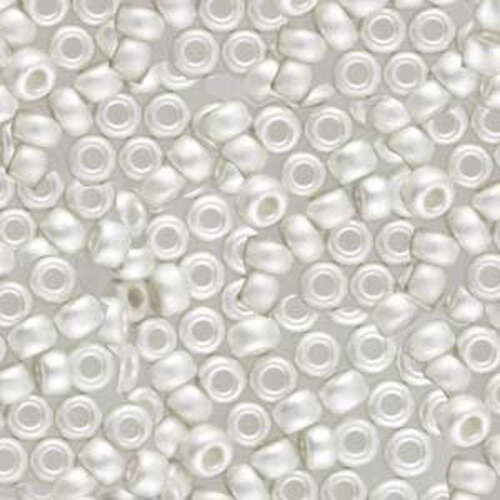 Miyuki 11/0 Rocaille Bead - 11-9961F - Frosted Sterling Silver Plated