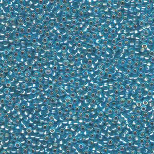 Miyuki 11/0 Rocaille Bead - 11-91018 - Silver Lined Aqua AB