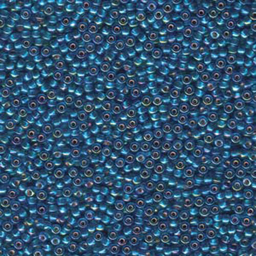 Miyuki 11/0 Rocaille Bead - 11-91025 - Silver Lined Capri Blue