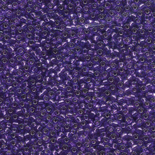 Miyuki 11/0 Rocaille Bead - 11-91344 - Silver Lined Purple