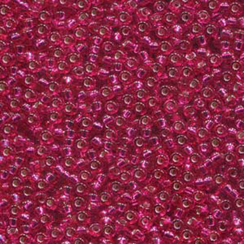 Miyuki 11/0 Rocaille Bead - 11-91436 - Silver Lined Raspberry