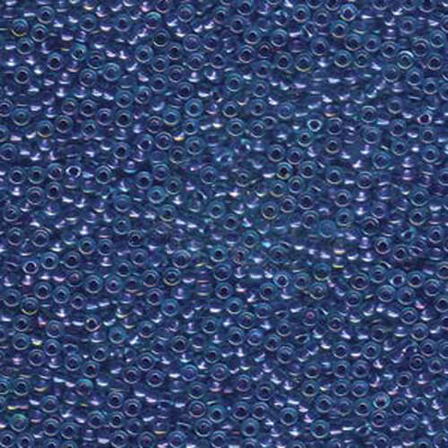 Miyuki 11/0 Rocaille Bead - 11-91827 - Sparkle Purple Lined Aqua Luster