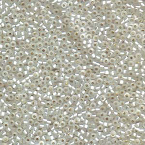 Miyuki 11/0 Rocaille Bead - 11-91901 - Semi Matte Silver Lined Crystal