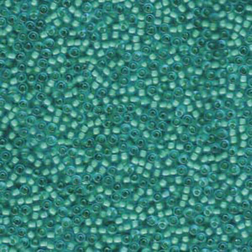 Miyuki 11/0 Rocaille Bead - 11-91927 - Semi Matte Seafoam Lined Aqua