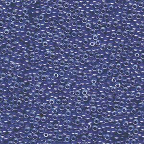 Miyuki 11/0 Rocaille Bead - 11-91928 - Blue Lined Crystal Luster