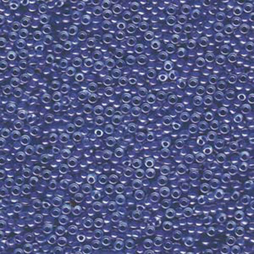 Miyuki 11/0 Rocaille Bead - 11-91928 - Blue Lined Crystal Luster