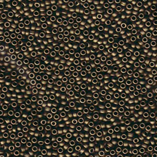 Miyuki 11/0 Rocaille Bead - 11-92006 - Matte Metallic Dark Bronze