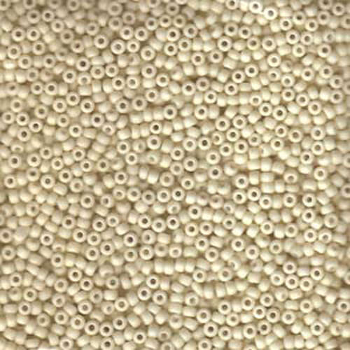 Miyuki 11/0 Rocaille Bead - 11-92021 - Matte Opaque Cream