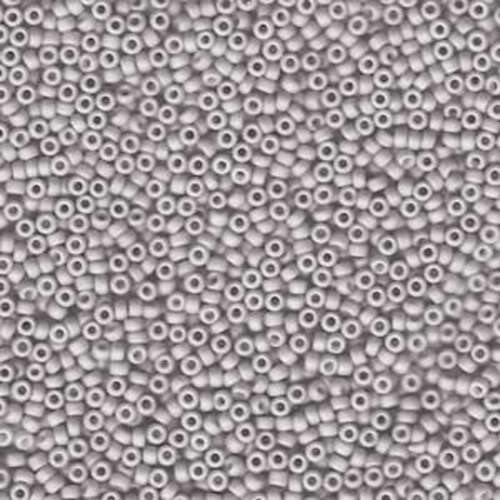 Miyuki 11/0 Rocaille Bead - 11-92026 - Fancy Frosted Pale Grey
