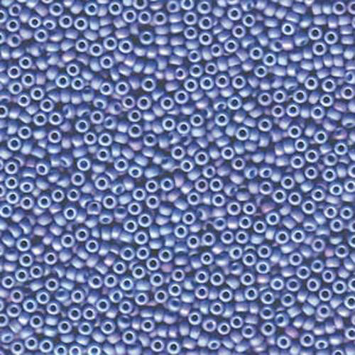 Miyuki 11/0 Rocaille Bead - 11-92030 - Matte Metallic Blue Luster