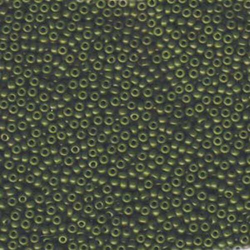 Miyuki 11/0 Rocaille Bead - 11-92049 - Special Dyed Olive Green