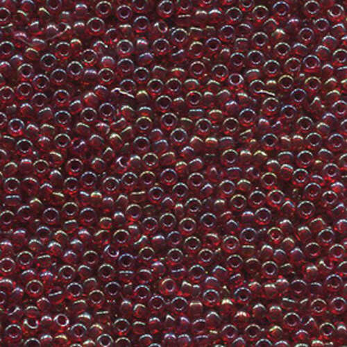 Miyuki 11/0 Rocaille Bead - 11-92249 - Crystal Lined Cranberry AB