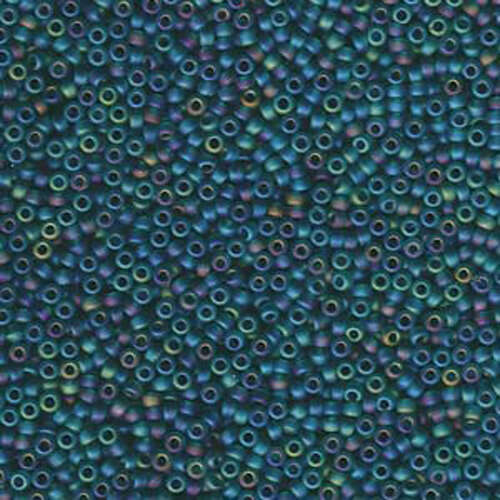 Miyuki 11/0 Rocaille Bead - 11-92405FR - Matte Transparent Teal AB