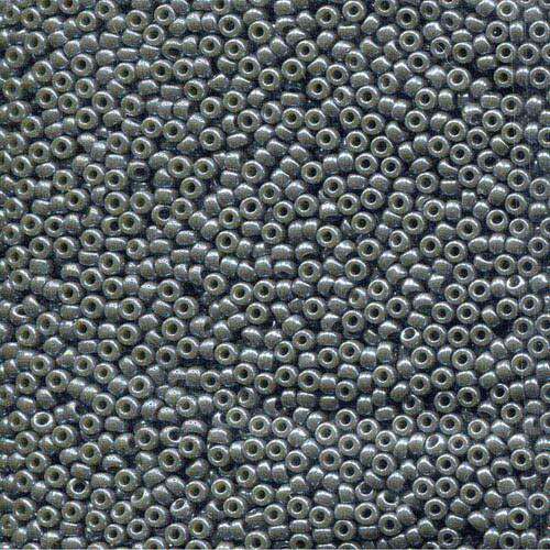 Miyuki 11/0 Rocaille Bead - 11-92479 - Opaque Smoke Luster