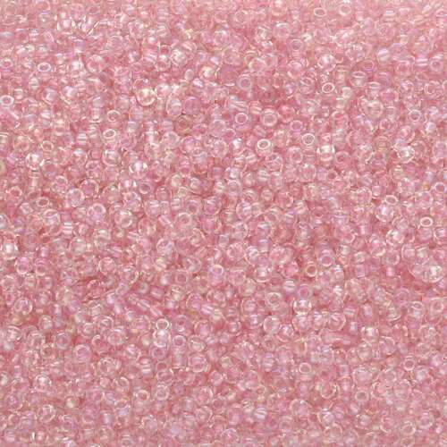 Miyuki 11/0 Rocaille Bead - 11-93639 - Fancy Soft Lined Pink
