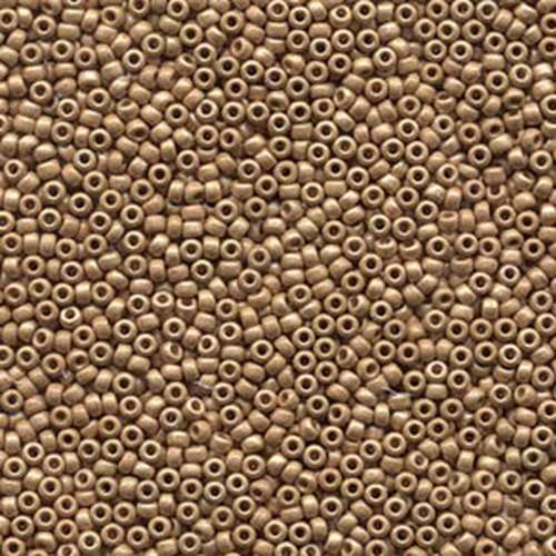 Miyuki 11/0 Rocaille Bead - 11-94204F - Matte Duracoat Galvanized Champagne