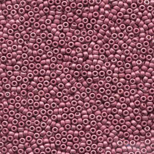 Miyuki 11/0 Rocaille Bead - 11-94210F - Matte Duracoat Galvanized Hot Pink