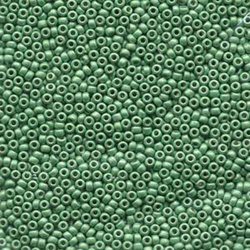 Miyuki 11/0 Rocaille Bead - 11-94214F - Matte Duracoat Galvanized Dark Mint