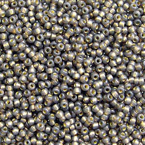 Miyuki 11/0 Rocaille Bead - 11-94250 - Duracoat Silver Lined Dyed Taupe