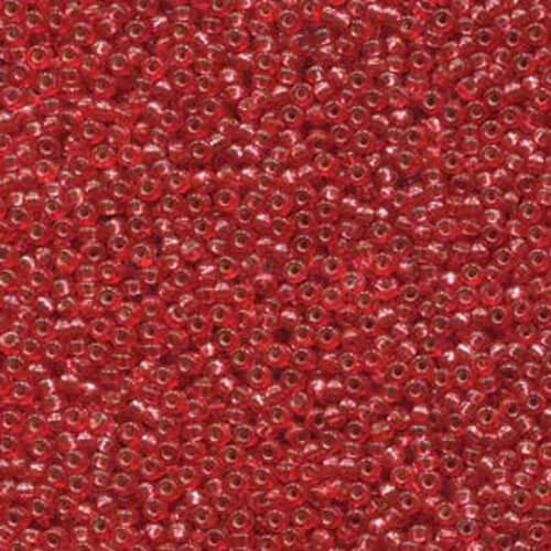 Miyuki 11/0 Rocaille Bead - 11-94263 - Duracoat Dyed Silver Lined Melon