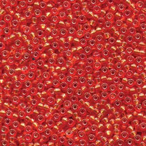 Miyuki 11/0 Rocaille Bead - 11-94264 - Duracoat Dyed Silver Lined Pumpkin