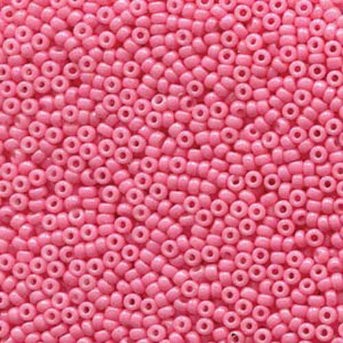 Miyuki 11/0 Rocaille Bead - 11-94467 - Duracoat Opaque Dyed Party Pink