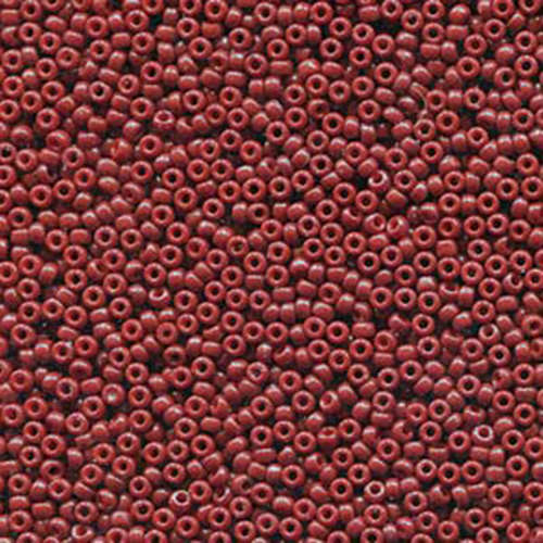 Miyuki 11/0 Rocaille Bead - 11-94469 - Duracoat Opaque Dyed Red