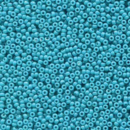 Miyuki 11/0 Rocaille Bead - 11-94483 - Duracoat Dyed Opaque Blue Green
