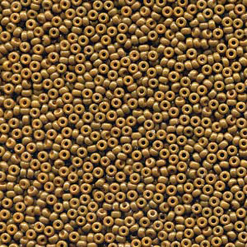 Miyuki 11/0 Rocaille Bead - 11-94492 - Duracoat Dyed Opaque Topaz