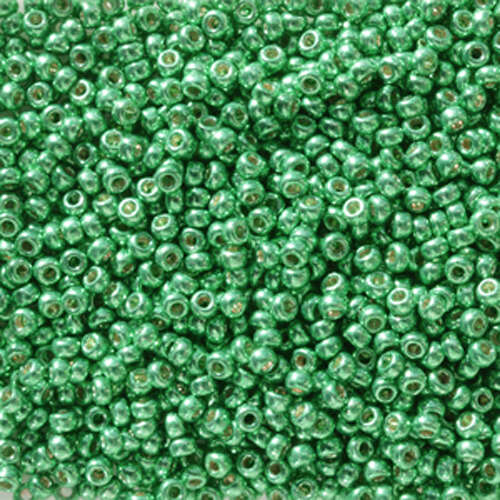 Miyuki 11/0 Rocaille Bead - 11-95105 - Duracoat Galvanized Dark Mint Green
