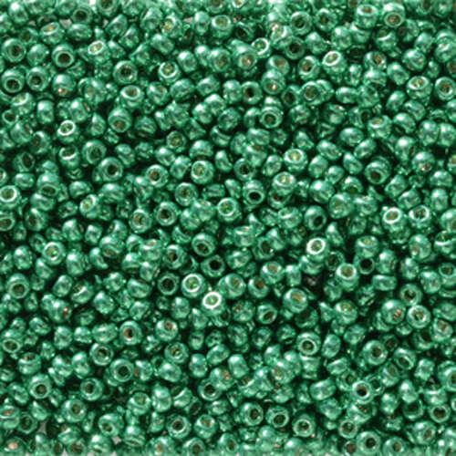 Miyuki 11/0 Rocaille Bead - 11-95106 - Duracoat Galvanized Dark Aqua Green