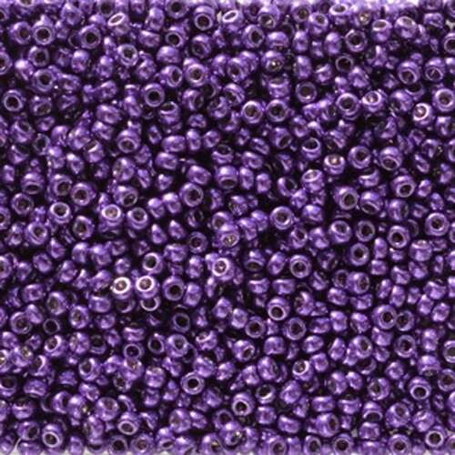 Miyuki 11/0 Rocaille Bead - 11-95110 - Duracoat Galvanized Lilac Night