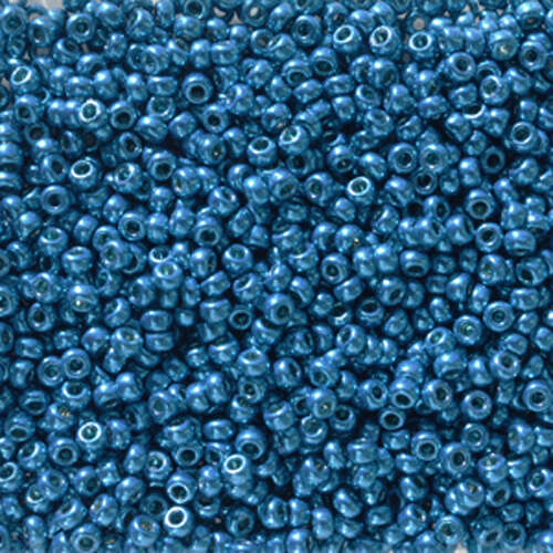 Miyuki 11/0 Rocaille Bead - 11-95114 - Duracoat Galvanized Dark Capri Blue