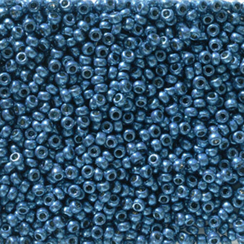 Miyuki 11/0 Rocaille Bead - 11-95116 - Duracoat Galvanized Deep Aqua Blue