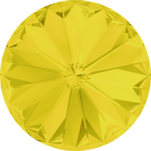 1122 - 12mm - Yellow Opal F (231) - Rivoli Round Stone