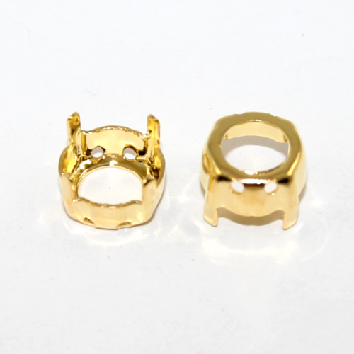 10mm - SS47 1122 Rivoli Frame - Bright Gold - Pack of 4
