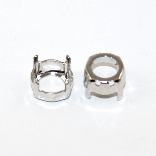 10mm - SS47 1122 Rivoli Frame - Platinum - Pack of 4