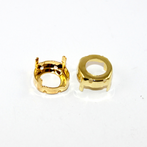 12mm 1122 Rivoli Frame - Bright Gold - Pack of 2