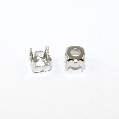 6mm - SS29 1122 Rivoli Frame - Platinum - Pack of 4